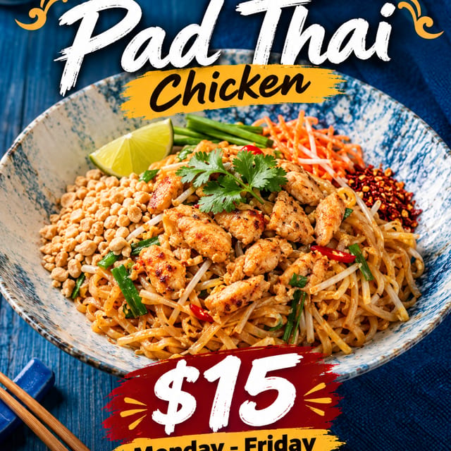 Pad Thai Chicken Promotion